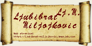 Ljubibrat Miljojković vizit kartica